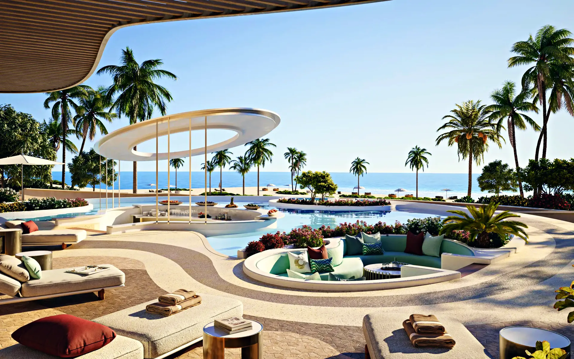The Jacob & Co. Beach Club terrace